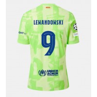 Dres Barcelona Robert Lewandowski #9 Tretina 2024-25 Krátky Rukáv